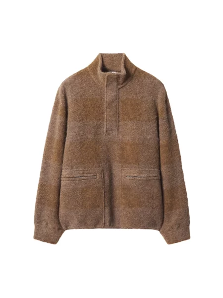 Kurtka Maison Kitsune brązowa