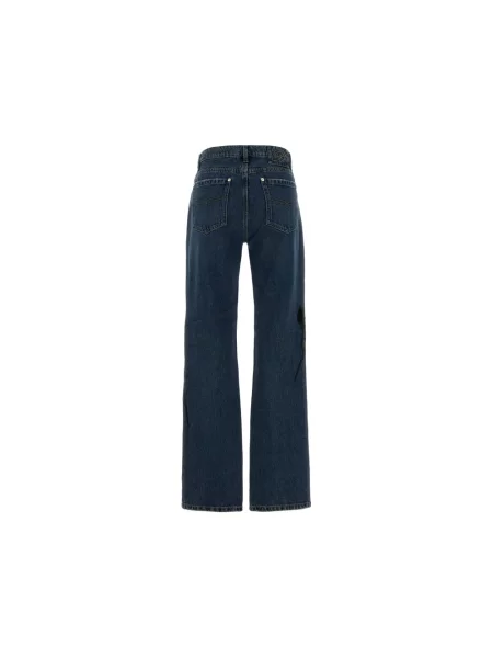 Jeansy straight leg Blumarine niebieskie