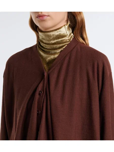 Cardigan Lemaire de lână maro