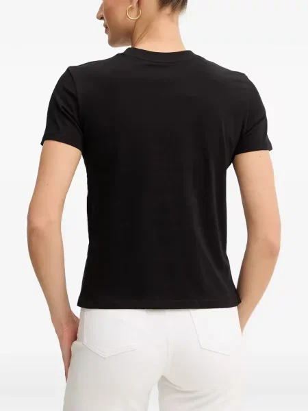 Tricou Armani Exchange cu paiete negru