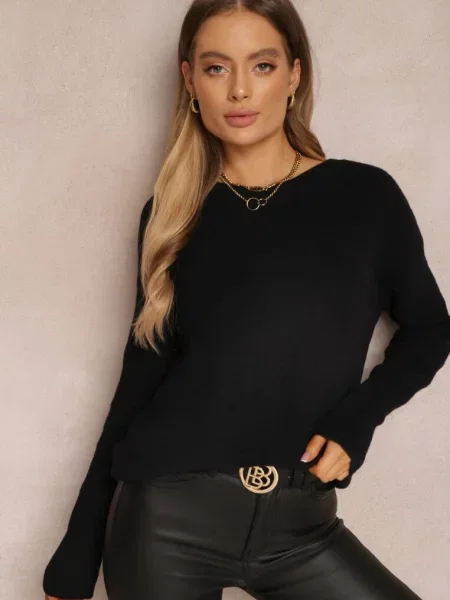 Sweter Lyna czarny