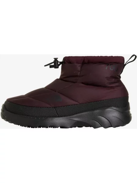 Buty do biegania The North Face Nuptse Traction Chukka bordowy czarny