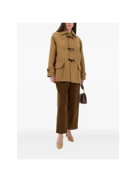 Spodnie cargo Moschino brązowe
