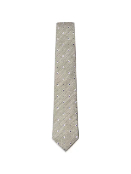 Cravată Hackett London cu imagine cu model paisley verde