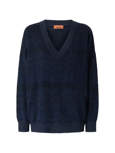 Pulover Missoni de lână albastru