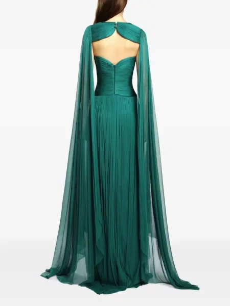 Rochie maxi Cristallini verde