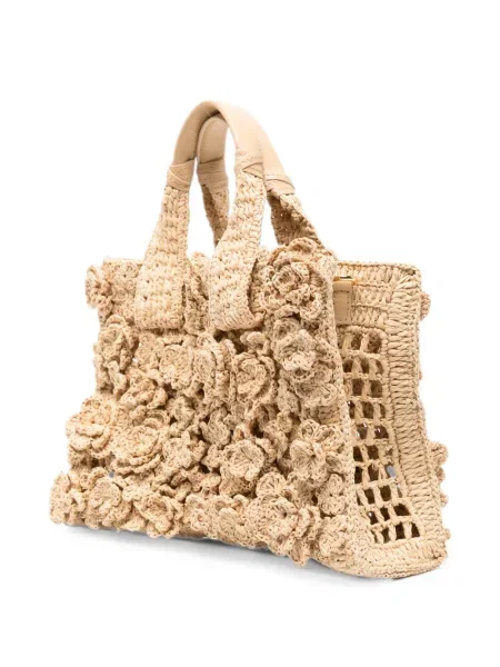Geantă shopper Chloé cu model floral