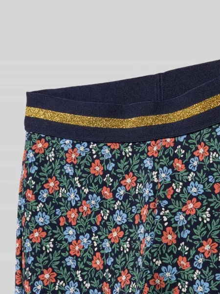 Legginsy o kroju regular fit z elastycznym pasem Blue Seven granatowe