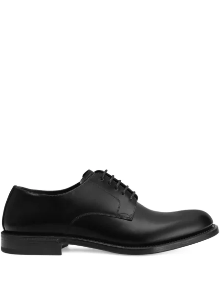 Pantofi derby Dolce & Gabbana cu șireturi din dantelă negru