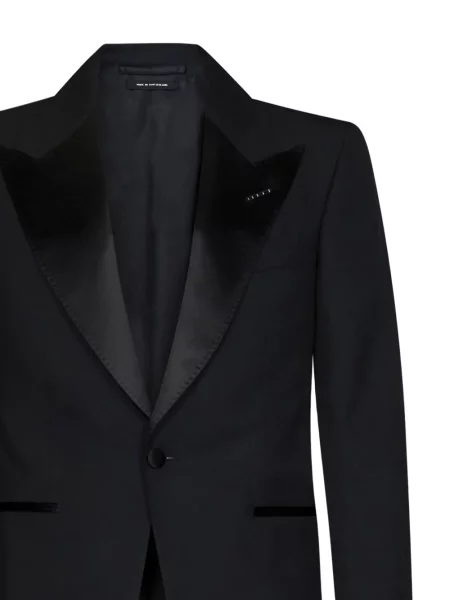 Geacă Tom Ford de lână negru