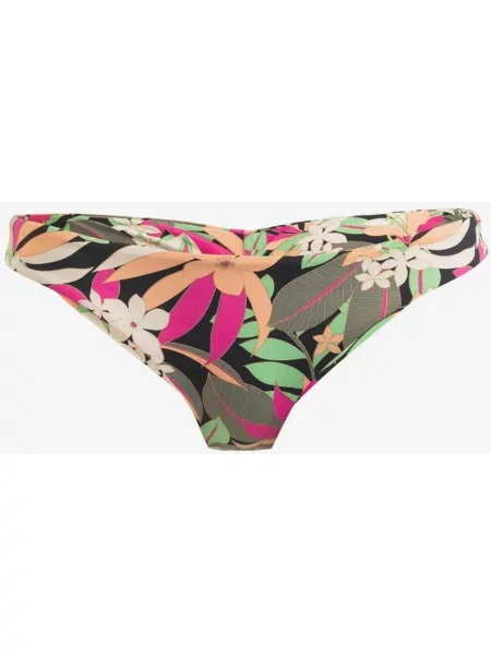 Majtki bikini Roxy Printed Beach Classics pomarańczowe różowe XS zielone