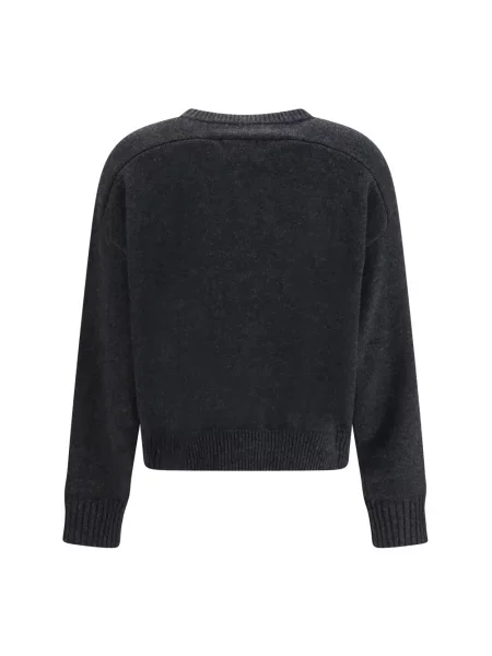 Sweter Loulou De Saison z kaszmiru szary