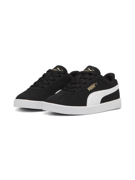 Dziecięce sneakersy PUMA Club II PUMA Black White Gold białe