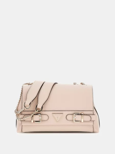 GUESS Torba za čez ramo Eco Ali Luxury Satch' rjava