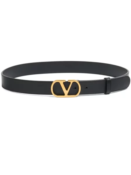 Curea Valentino Garavani din piele negru