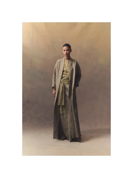 Lniana bluzka Cortana szara