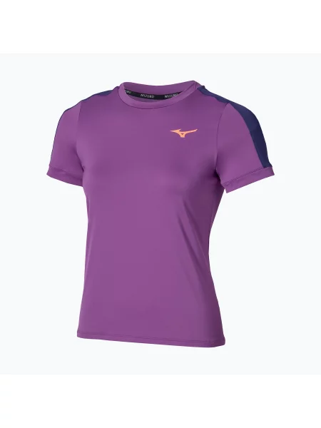Tricou de tenis pentru femei Mizuno Tennis Short Sleeve Tee dahlia