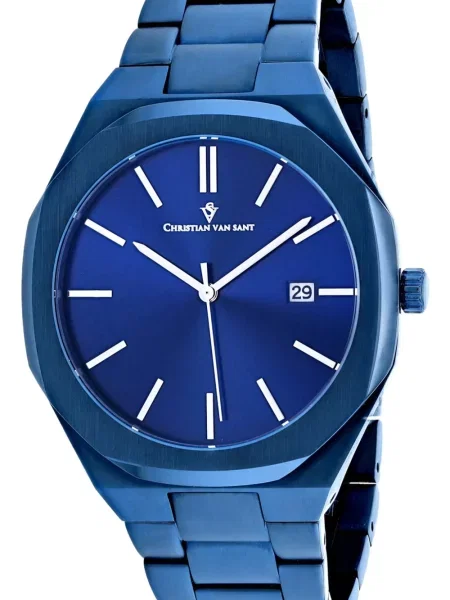 Ceas Christian Van Sant albastru