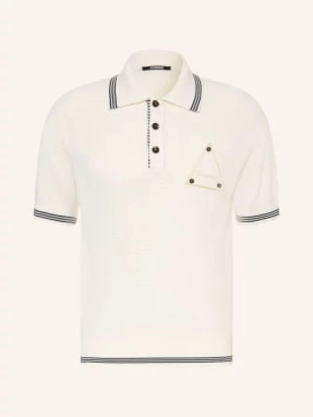 Jacquemus Pletená Polokošile Le Polo Voilier S Hedvábím bílá