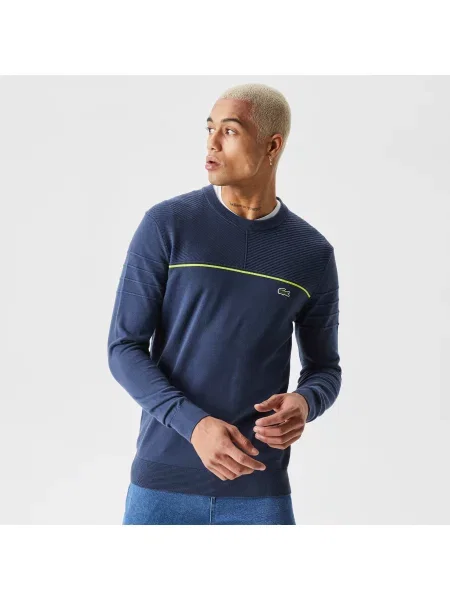 Lacoste Swetry Lacoste granatowy