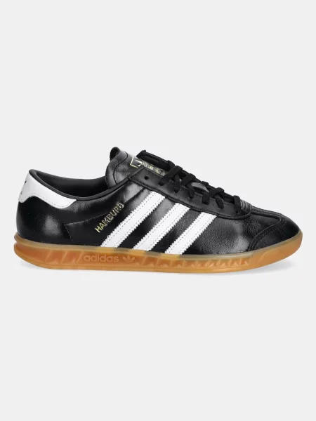 Adidas Originals sneakers din piele Hamburg W negru