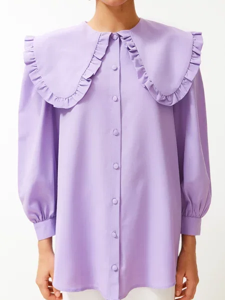 Cămașă copii Trendyol violet