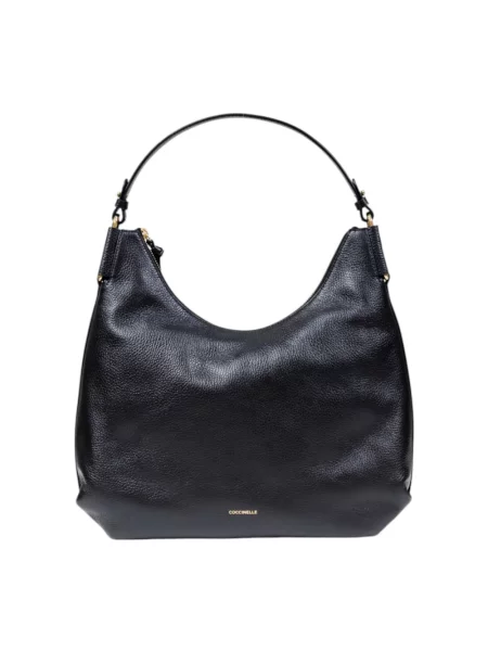 Torebka hobo Coccinelle skórzana czarna