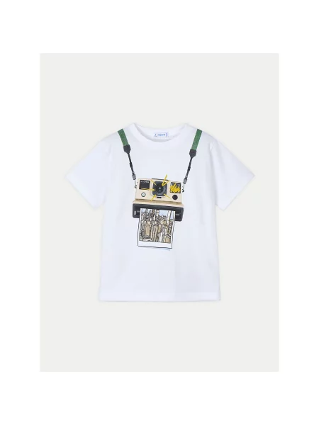 Otroška kratka majica Mayoral bela