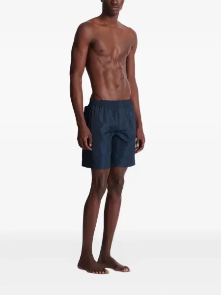 Slip de baie Balmain cu autograf albastru