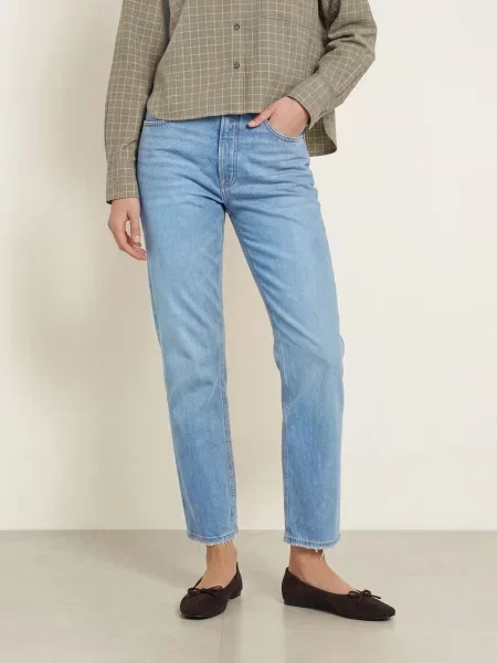 Good American Boyfriend Džíny indigo