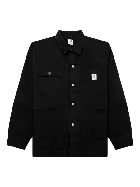 Geacă South2 West8 din canvas negru