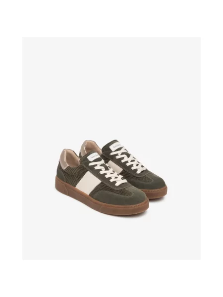 Sneakersy Nerogiardini zamszowe zielone