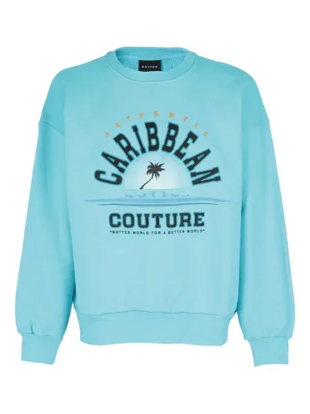 Bluza Botter z nadrukiem niebieska