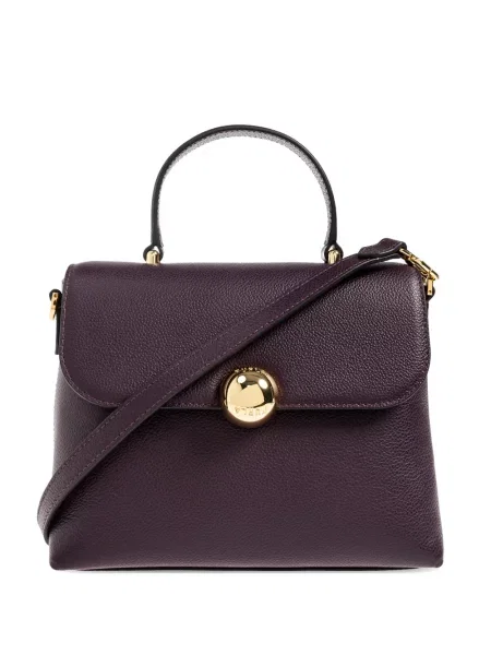 Geantă shopper Furla din piele roșu