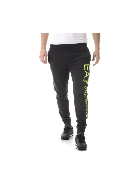 Spodnie dresowe Emporio Armani Ea7 niebieskie