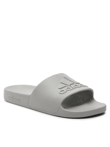 Šľapky adidas sivá
