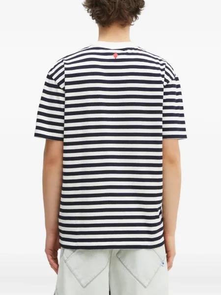 Ριγέ μπλούζα Marcelo Burlon County Of Milan μαύρο