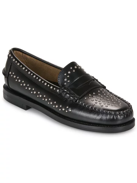 Pantofi Sebago cu tepi negru