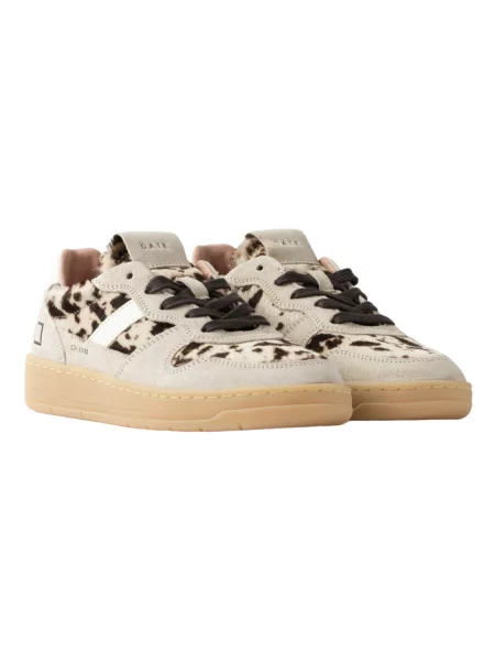 Sneakersy D.a.t.e. zamszowe beżowe