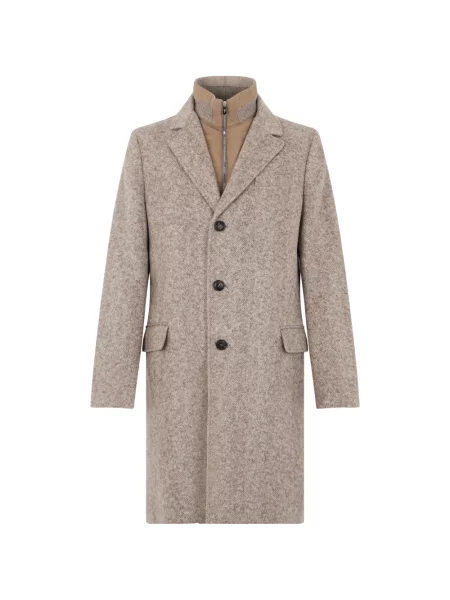 Palton Fedeli cu model herringbone