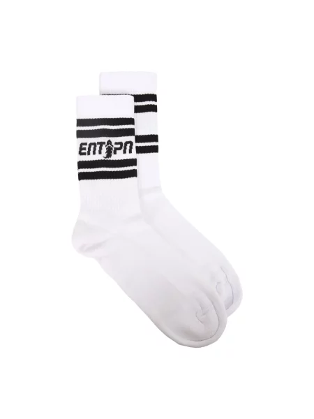 Skarpety Enterprise Japan z logo białe