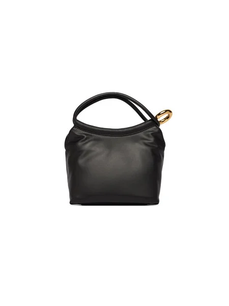 Coccinelle bőr táska FINN POUCH E1 UAA 58 01 01 fekete