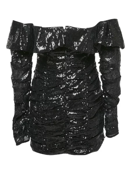 Rochie mini The Attico cu paiete de costum negru