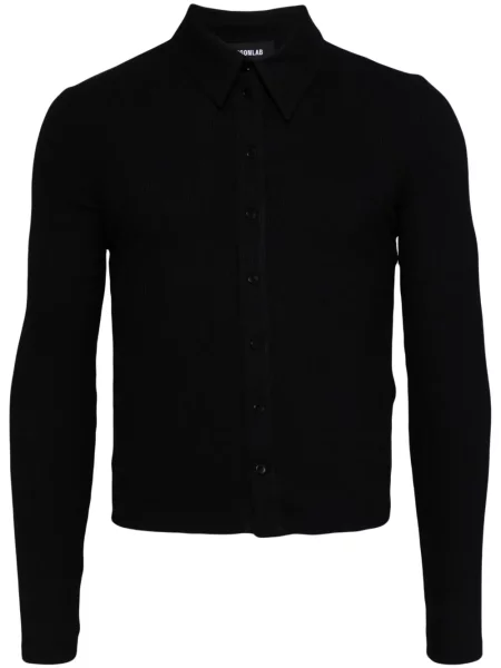 Вълнена жилетка Egonlab черно