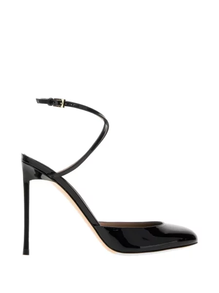 Pantofi cu toc Tom Ford din piele cu bretele negru