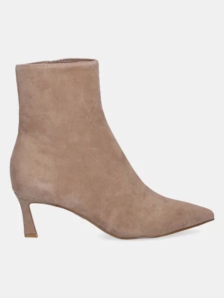 Замшеві черевики Steve Madden Lulah на шпильці бежевий