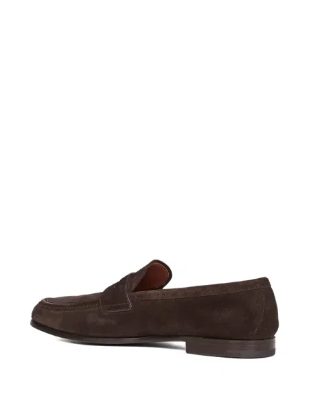 Pantofi loafer Church's din piele de căprioară maro