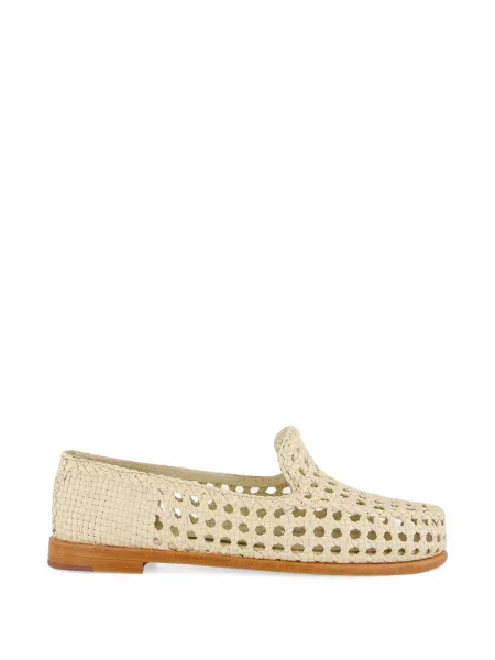 Pantofi loafer Dragon Diffusion din piele alb