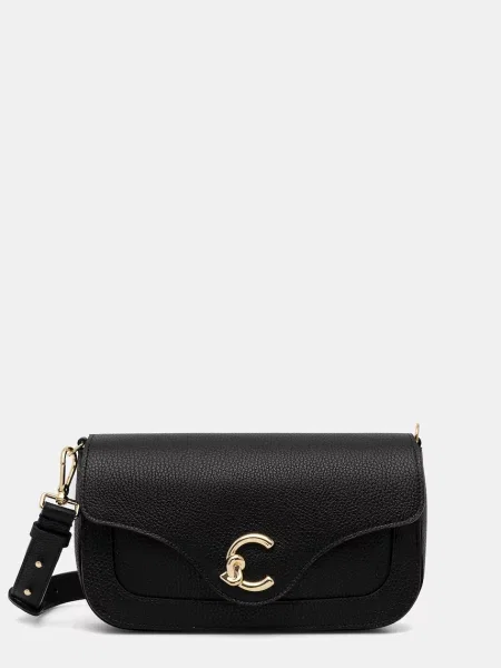 Torebka Coccinelle z magnetycznym zapięciem czarna