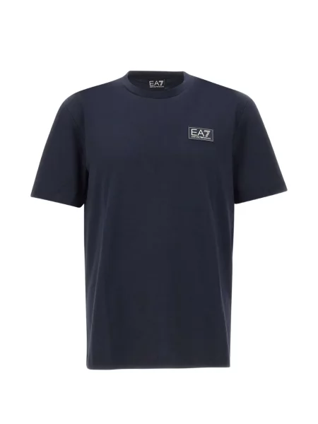 Tricou Ea7 Emporio Armani cu autograf albastru